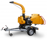 Výkonný štěpkovač na benzín a s brzděným podvozkem (25 HP) LS 160 PB2 Economy (RATO)